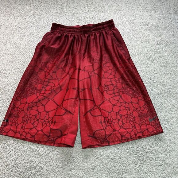 Nike Other - Nike Shorts Mens Small Red‎ Lebron James Tamed All Over Print Basketball Dri Fit